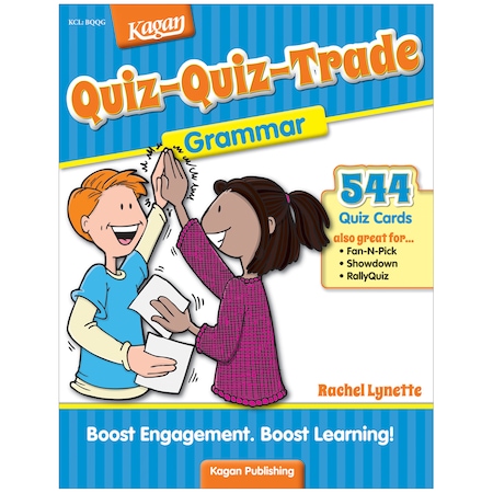 Kagan Quiz-Quiz-Trade, Grammar, Grades 2-6 BQQG
